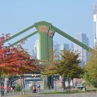 Frankfurt: Goldener Oktober an der Weseler Werft im Ostend