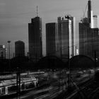 Frankfurt, Hauptbahnhof am Morgen