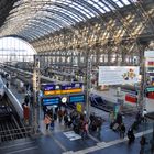 Frankfurt Hauptbahnhof an einem Samstagmorgen