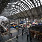 Frankfurt: Hauptbahnhof - Große Halle an einem Sonntag