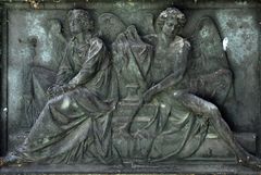 Frankfurt - Hauptfriedhof - Engelrelief