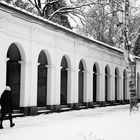 Frankfurt Hauptfriedhof Gruftengang