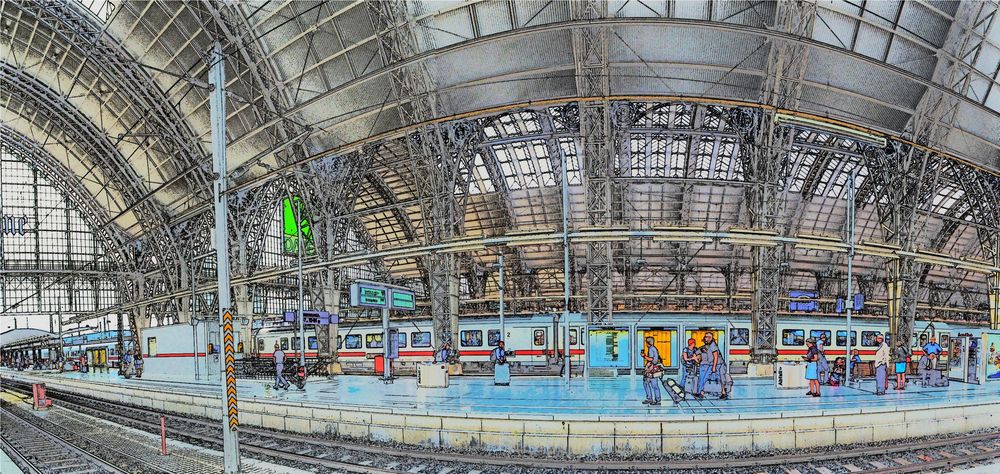 Frankfurt Hbf. Panoramabild 6720-16_R (aus vielen Einzelbildern)