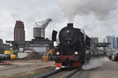 Frankfurt Historische Eisenbahn an der Ruhrorter Werft Dezember 2012