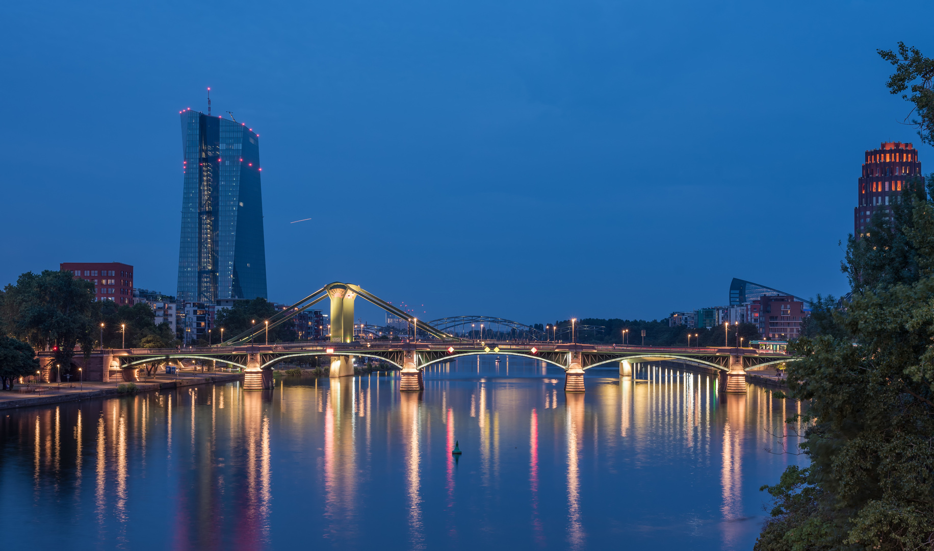 ( ___ ) Frankfurt - Ignatz-Bubis-Brücke ( ___ )