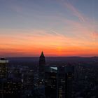 Frankfurt im Abendrot