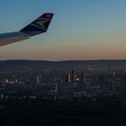 Frankfurt im ersten Morgenlicht