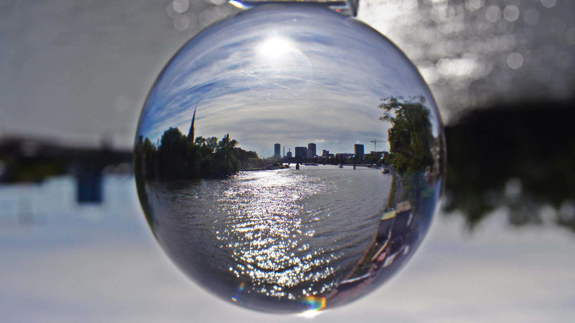Frankfurt im Glas