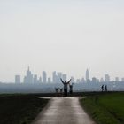 Frankfurt im Hintergrund