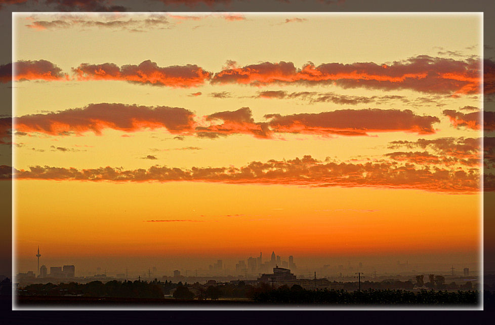 Frankfurt im Morgenlicht