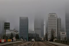 Frankfurt im Nebel