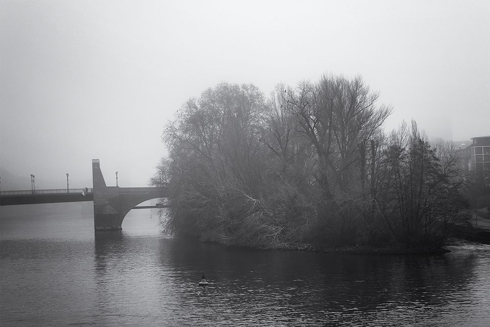 Frankfurt im Nebel