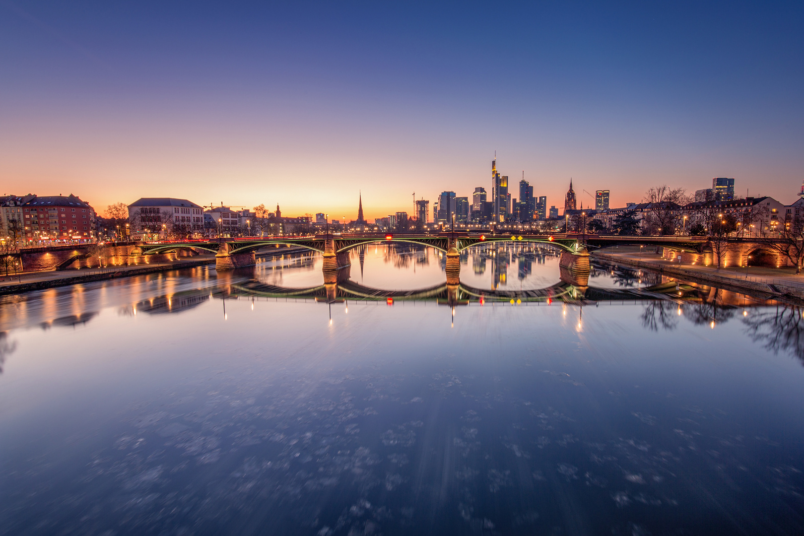 Frankfurt im Winter