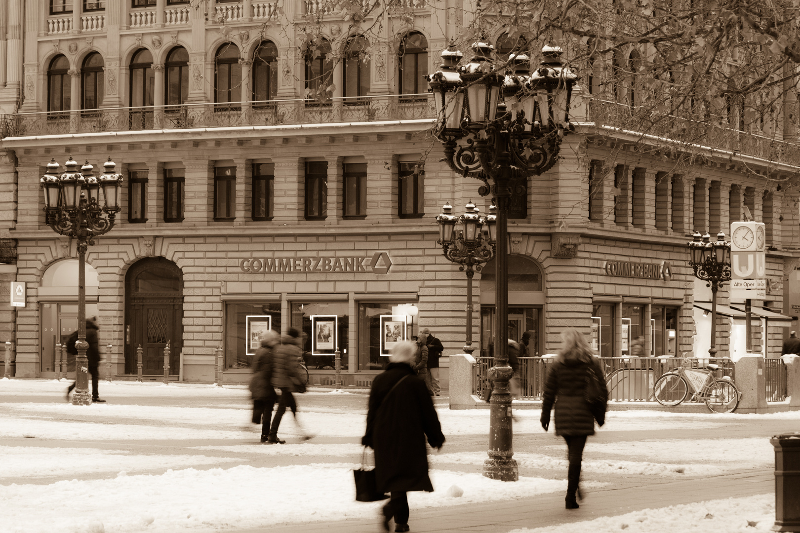 Frankfurt im Winter