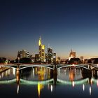 Frankfurt in Blau
