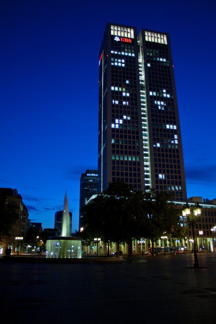 Frankfurt in den Abendstunden