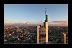 Frankfurt in der Abendsonne