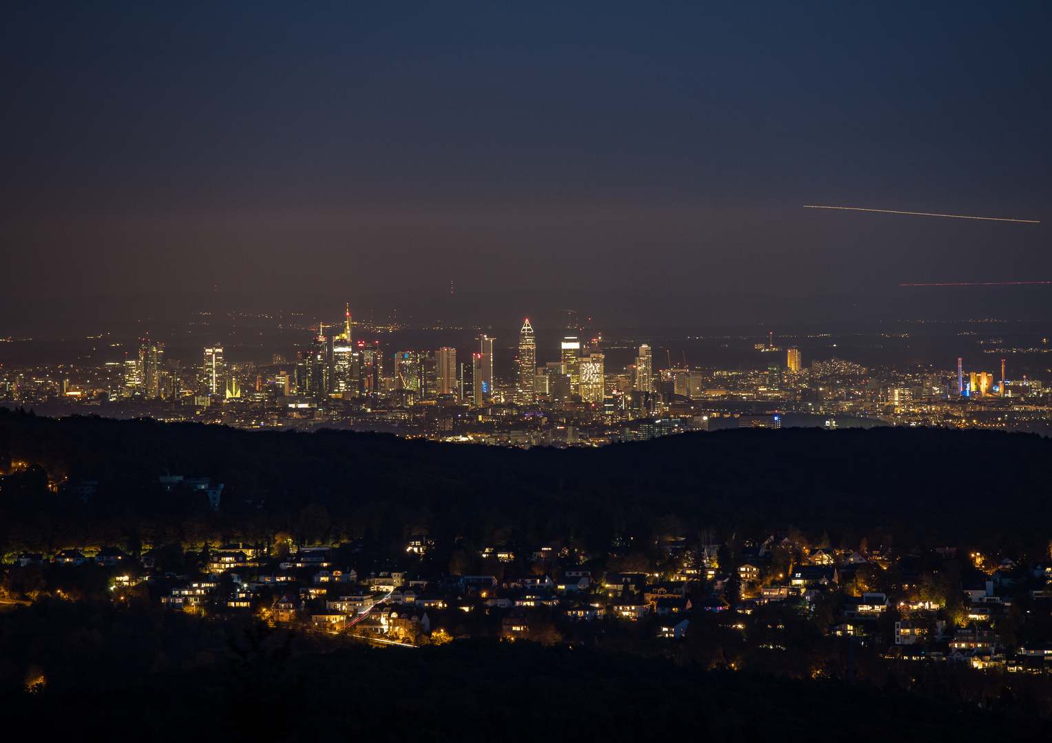 Frankfurt in der Nacht