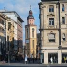 Frankfurt: Katharinenkirche vom Steinweg aus - April 2015