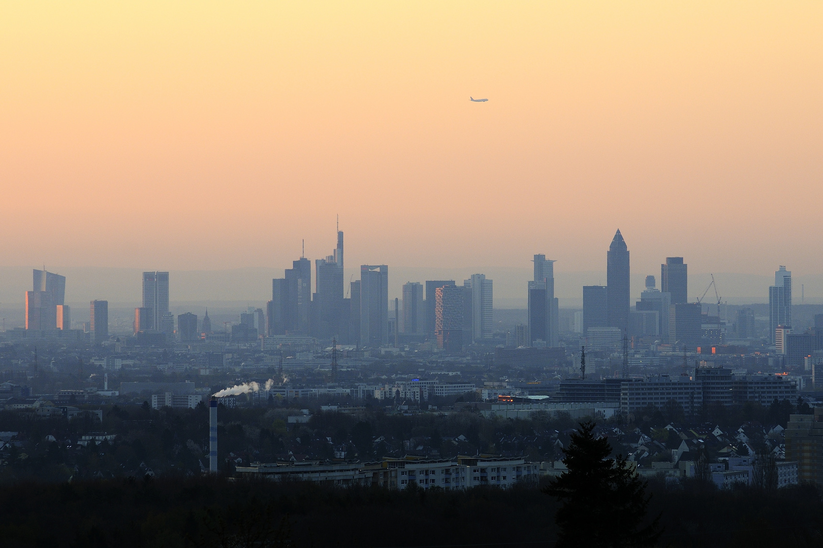 Frankfurt kurz vor dem Erwachen