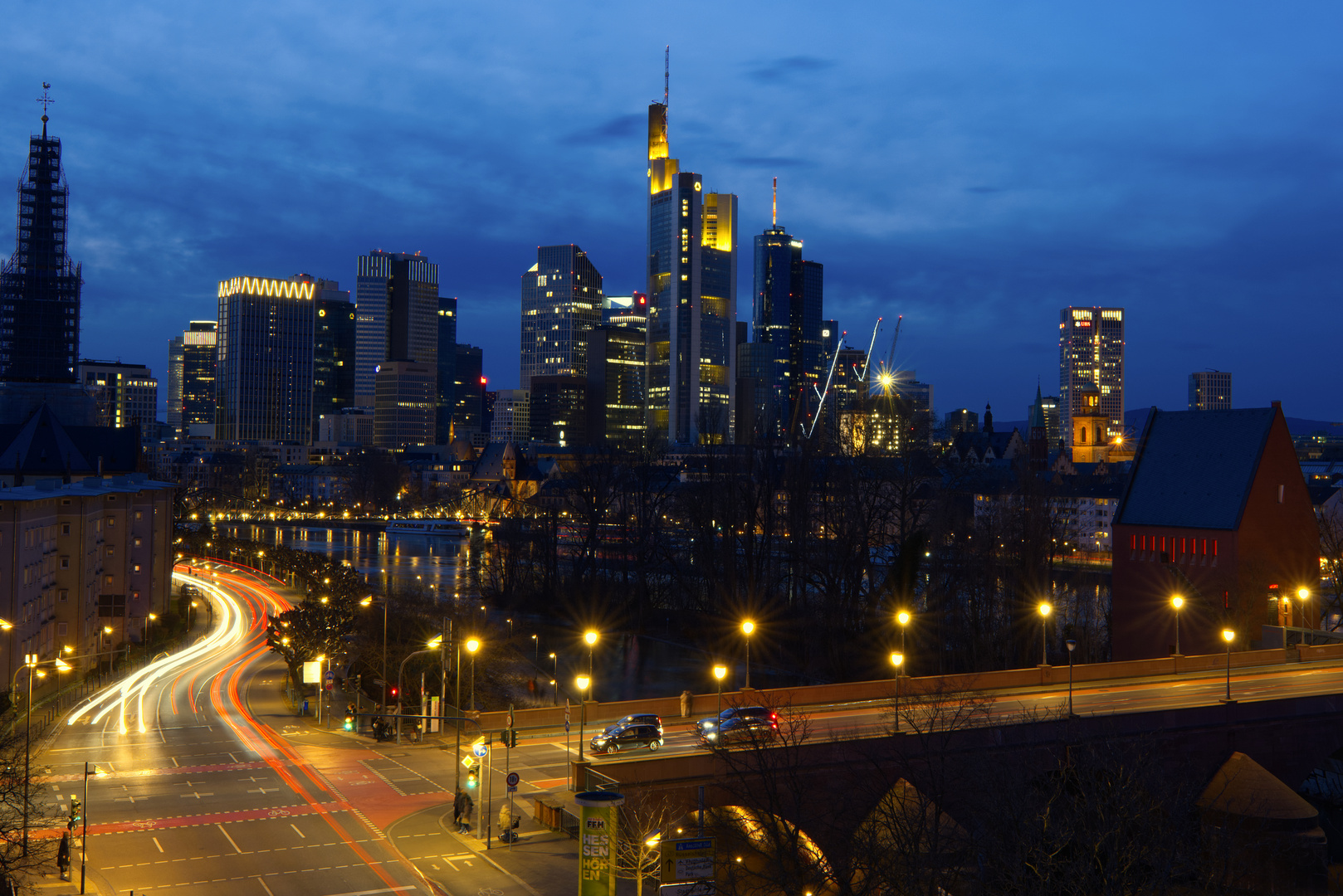 Frankfurt - Lichtermeer am Abend