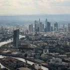 Frankfurt: Luftaufnahme EZB-Neubau Richtung Skyline