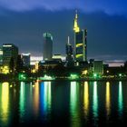 Frankfurt Main - Abendliche Skyline