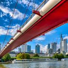 Frankfurt Main-Brücke Holbeinsteg 