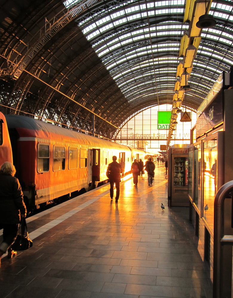 Frankfurt / Main Hbf zum Feierabend 3