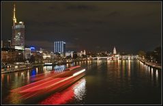 Frankfurt Mainbrücke (vom eisernen Steg aus gesehen)