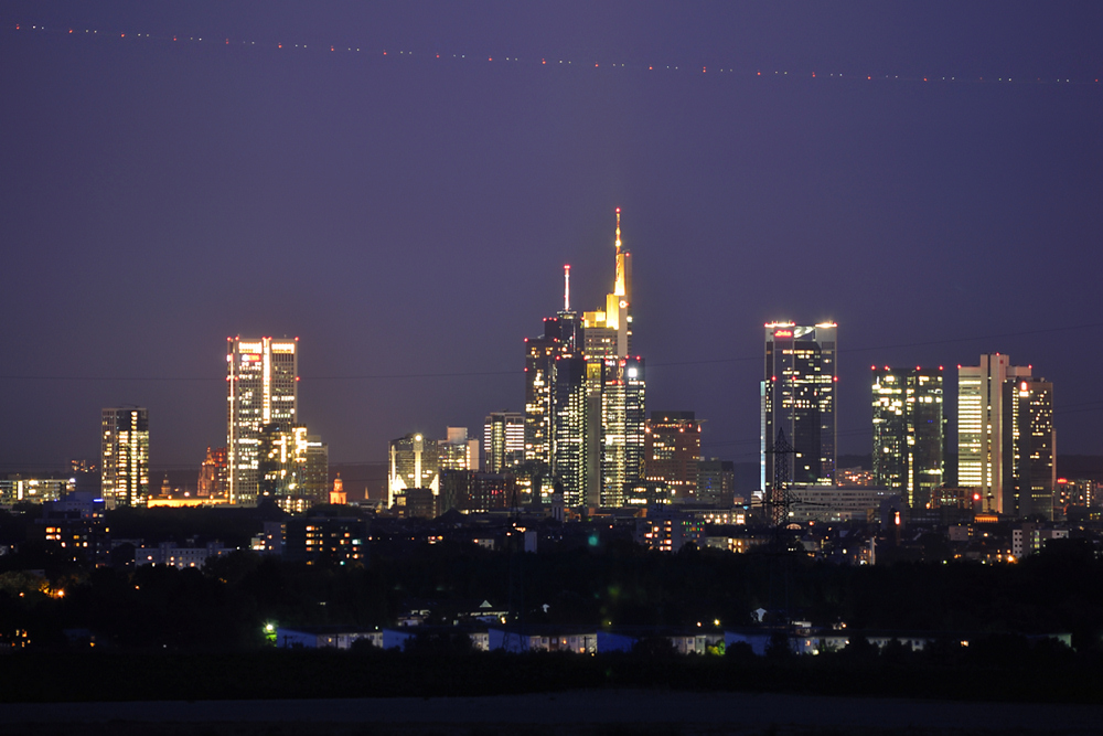 Frankfurt mit Hochspannung