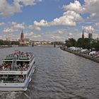 Frankfurt: Museumsuferfest 2012 - Blick Richtung Dom