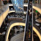 Frankfurt MyZeil: Blick auf die lange Rolltreppe
