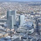 Frankfurt MyZeil vom Maintower aus