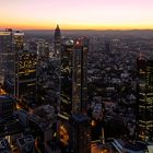 Frankfurt nach Sonnenuntergang