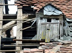 Frankfurt - Oberforsthaus - historische Stallungen (Brand 4)