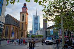 Frankfurt, Platz "An der Hauptwache" (la plaza "An der Hauptwache")