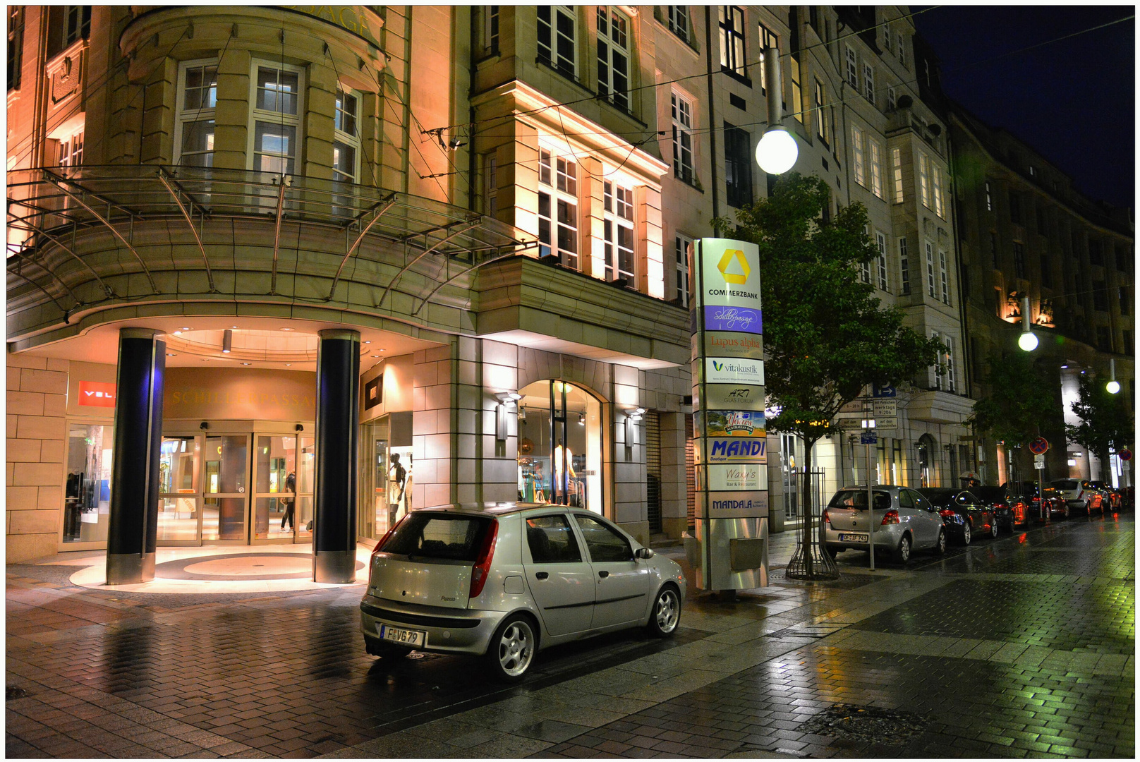 Frankfurt, por la noche (abends)