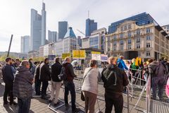 Frankfurt - Rathenauplatz - Protest of PaxEurope (Right Wing Xenophobic Movement) - 01