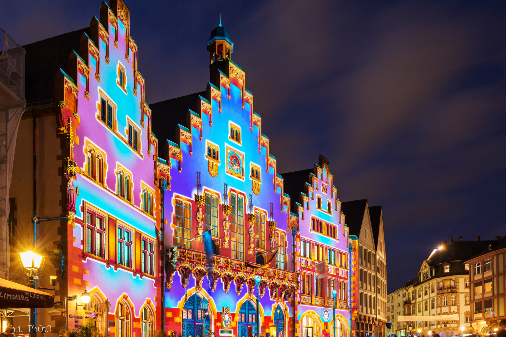 Frankfurt Römer Illumination