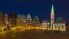 Frankfurt Römerberg Ostzeile & Nikolaikirche