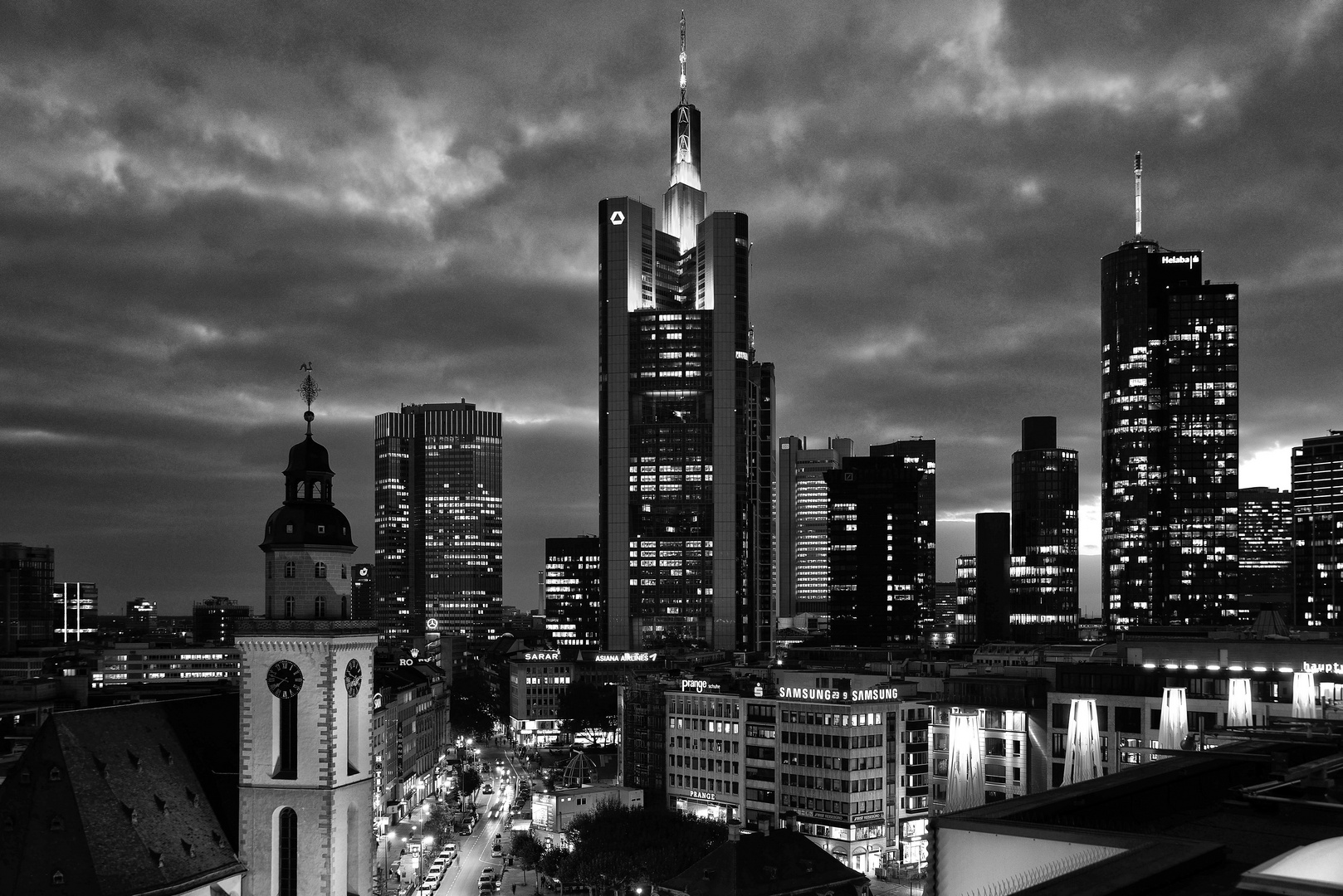 Frankfurt schwarz-weiß