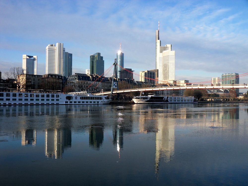 Frankfurt Skyline , 12.02.2012