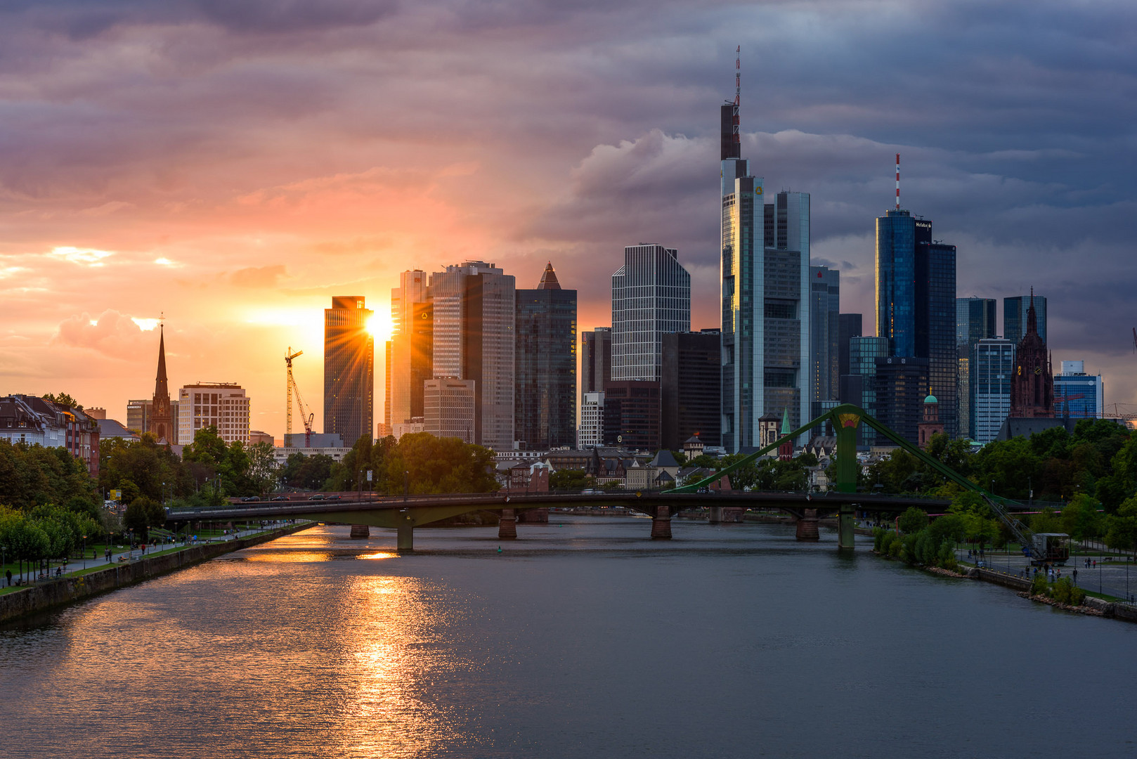  Frankfurt  Skyline  Foto Bild architektur 