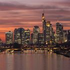 Frankfurt-Skyline am 10.11.2021