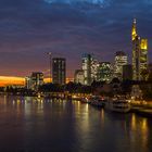 Frankfurt-Skyline am 19.10.2017