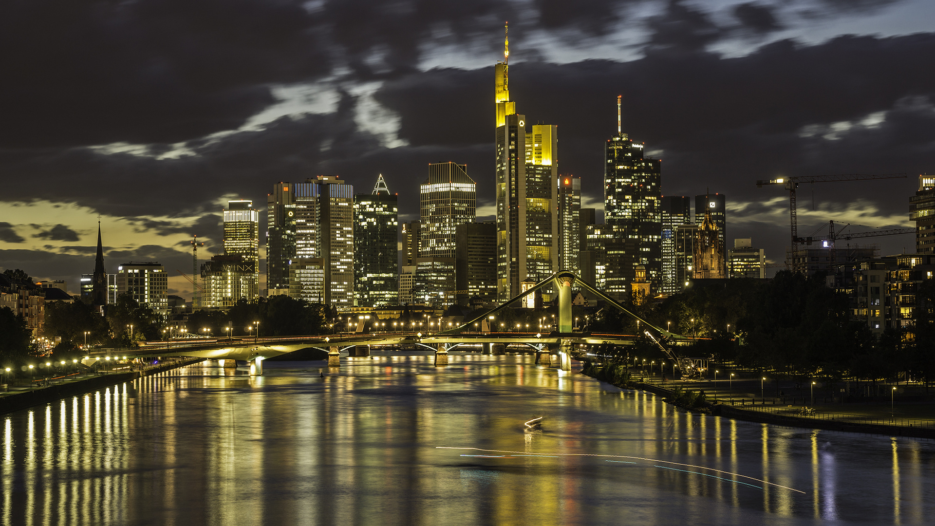 Frankfurt-Skyline am 29.09.2016