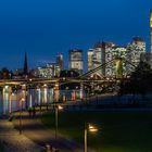 Frankfurt-Skyline am 30.10.2019