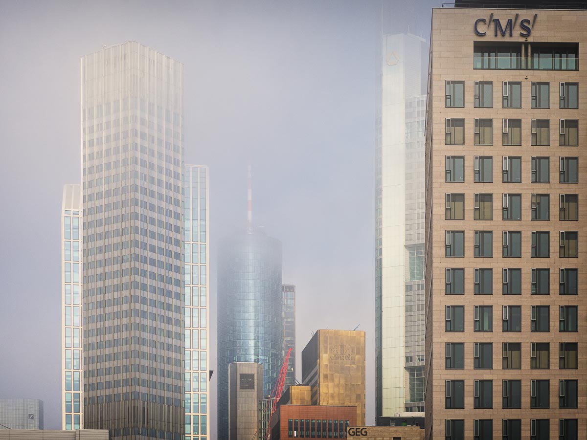 Frankfurt - Skyline am Morgen