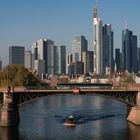 Frankfurt-Skyline am Tag am 08.11.2020